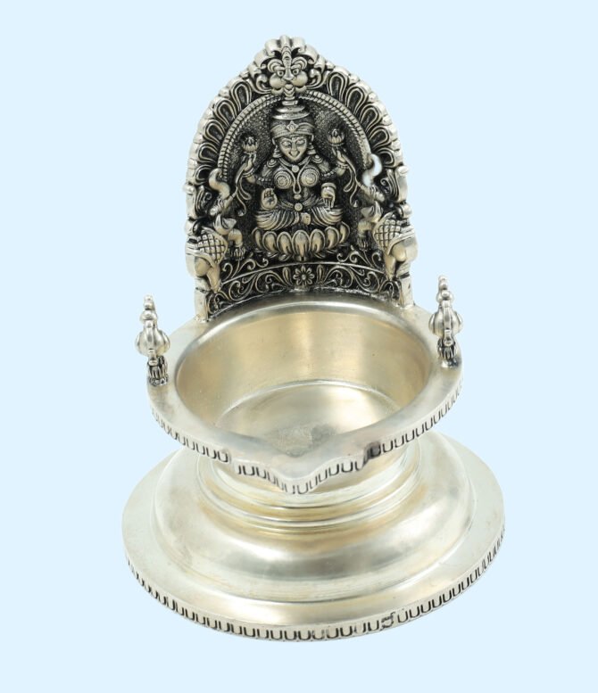 Pure Silver Kamakshi Deepam