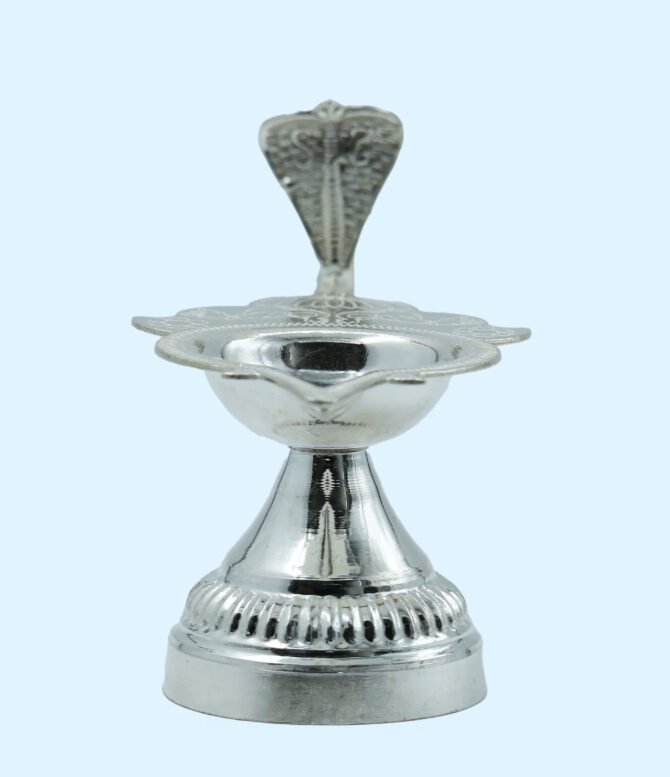Silver Aarti Stand