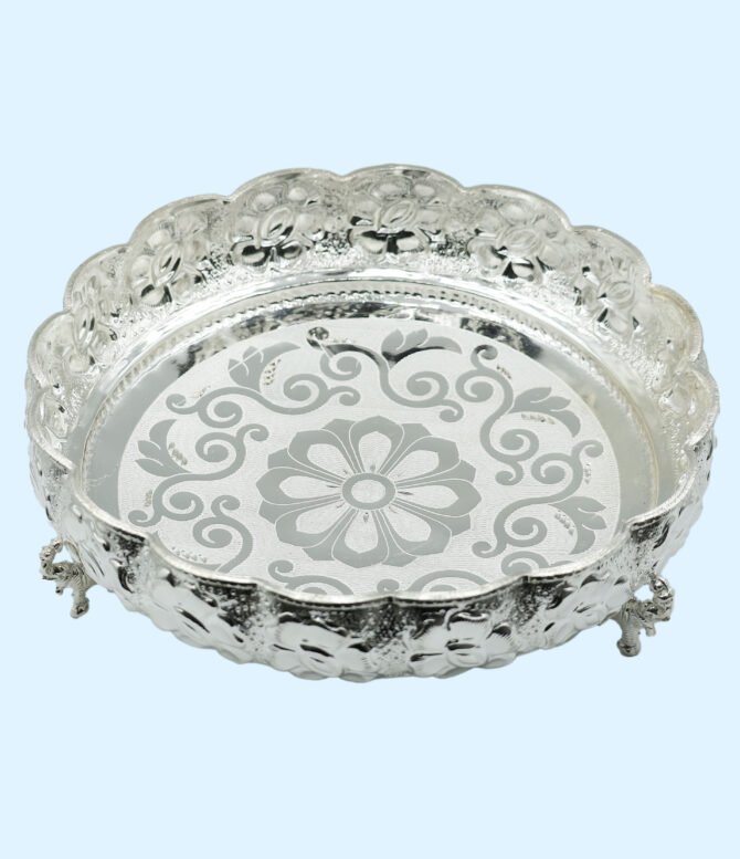 Silver Bowl for Flowers