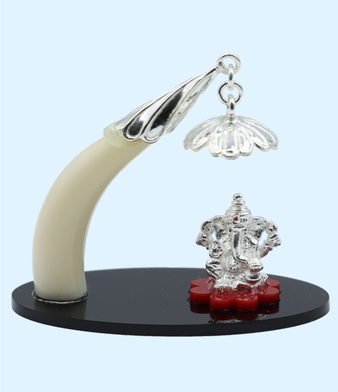 Ekadanta Silver Ganesh Idol For Gift