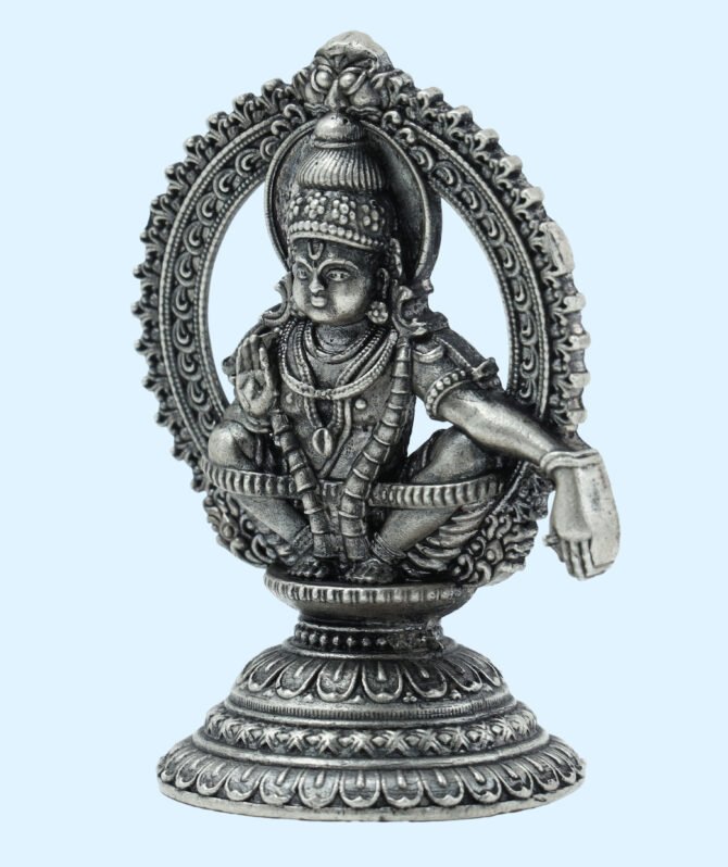 Ayyappa Silver Idol