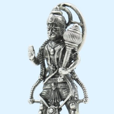 Hanuman Silver Murti, Pure Silver Hanuman Statue