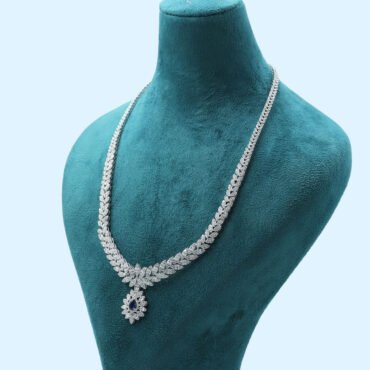 Lily's Luxe Silver Fashion Necklace, Silver Long Necklace