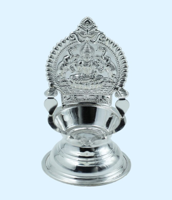 Pure Silver Kamakshi Deepam, Kamakshi Diya
