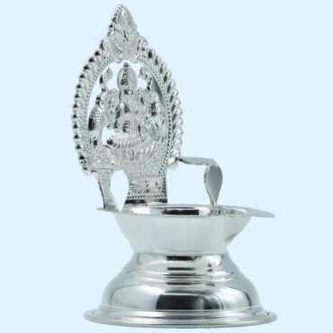 Silver Kamakshi Deepam, Original Kamakshi Deepam, Pure Silver Kamakshi Deepam, Kamakshi Diya