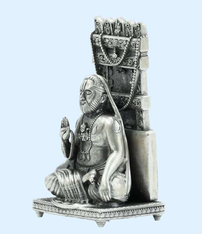 Silver Raghavendra Swamy Idol, Silver God Idols