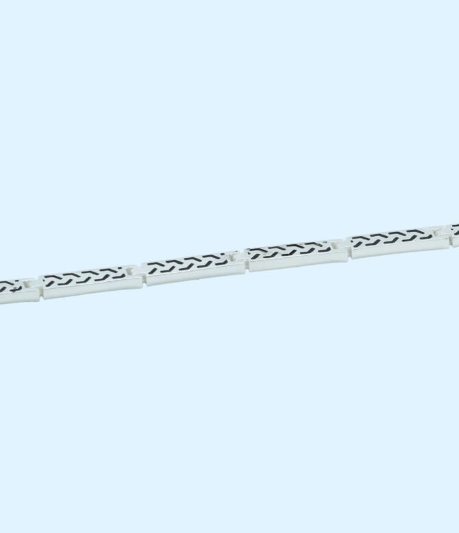Rectangle Link Chain Bracelet, Rectangle Chain Bracelet
