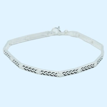 Rectangle Link Chain Bracelet, Rectangle Chain Bracelet For Men, Rectangle Chain Bracelet, Trending Bracelets For Men