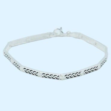 Rectangle Link Chain Bracelet, Rectangle Chain Bracelet For Men, Rectangle Chain Bracelet, Trending Bracelets For Men