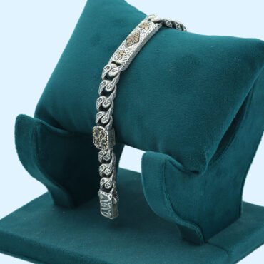 Silver Bracelet Chain For Men, Fancy Bracelet For Men