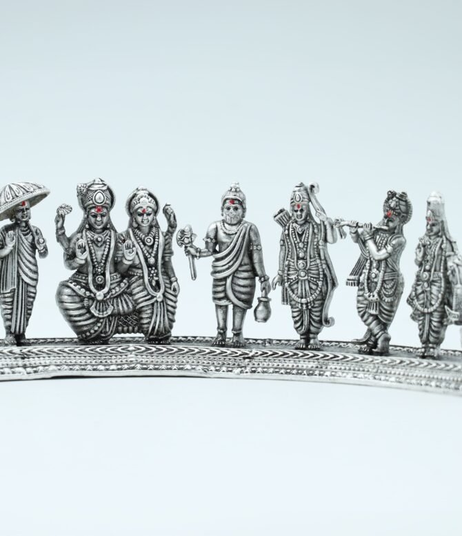 Silver Vishnu Avatar Idols, Silver Vishnu Idols