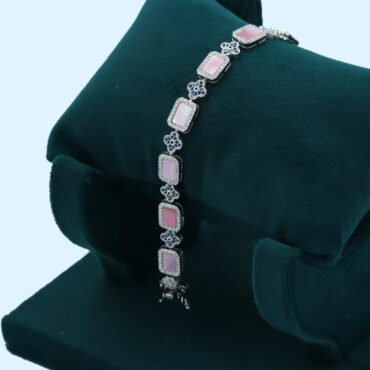 Pink Silver Bracelets