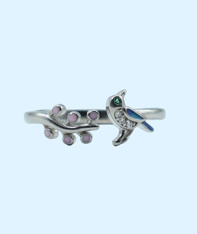 Sterling Silver Bird Ring