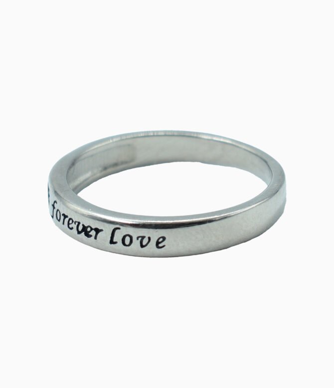 Forever love sterling silver ring 925