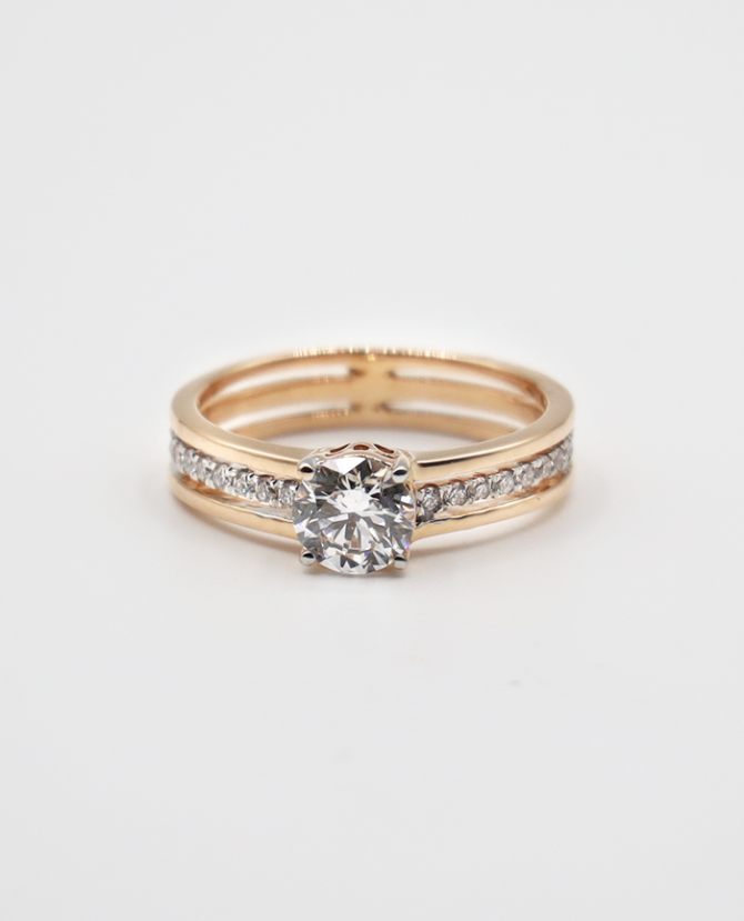 Vintage solitaire ring