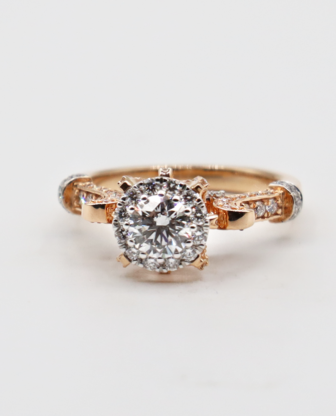crown engagement ring