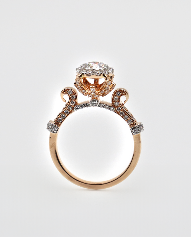 diamond ring crown design