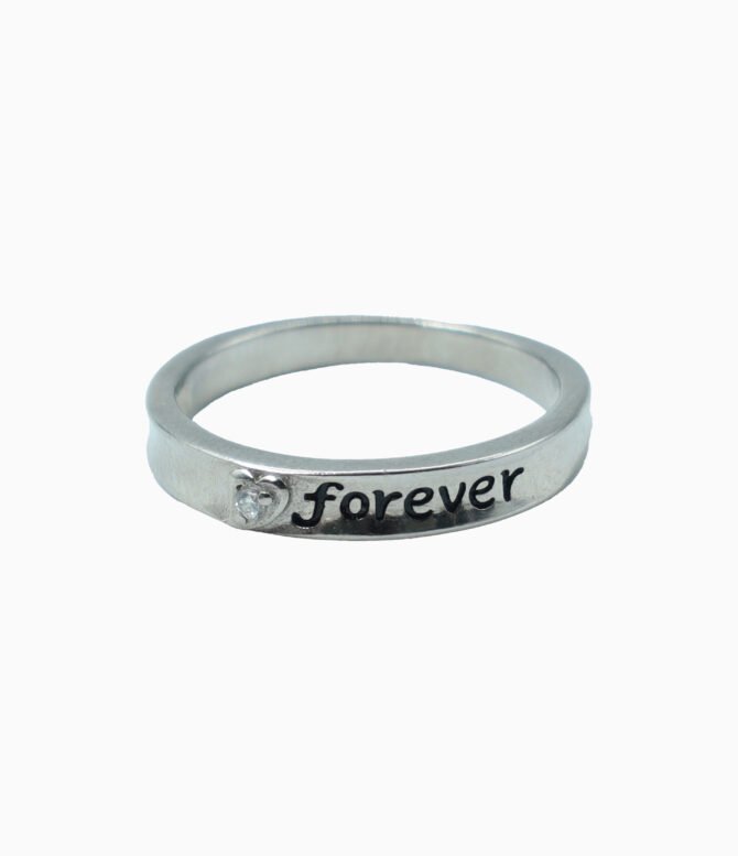 forever silver ring