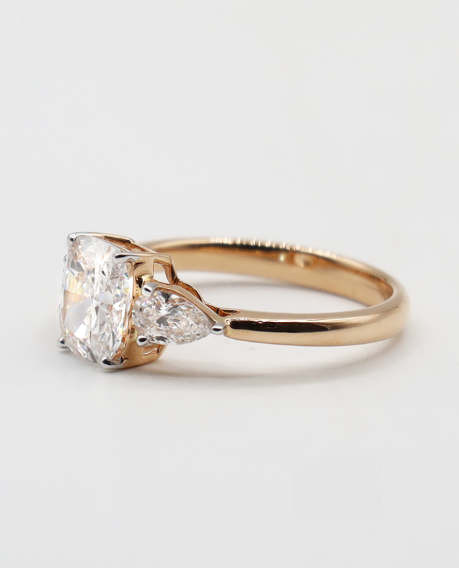 oval solitaire engagement ring