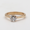 round diamond solitaire engagement ring