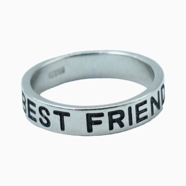 silver friendship rings