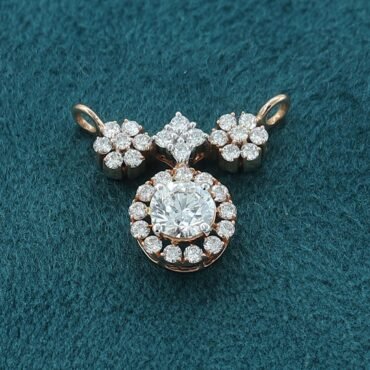 single solitaire diamond pendant