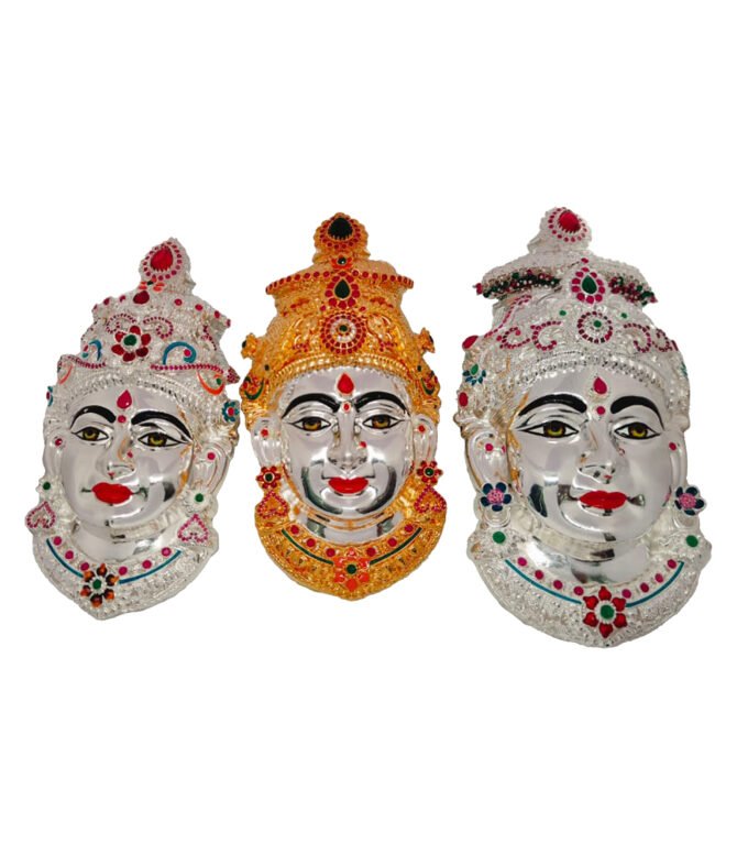 Pure Silver Ammavari Face