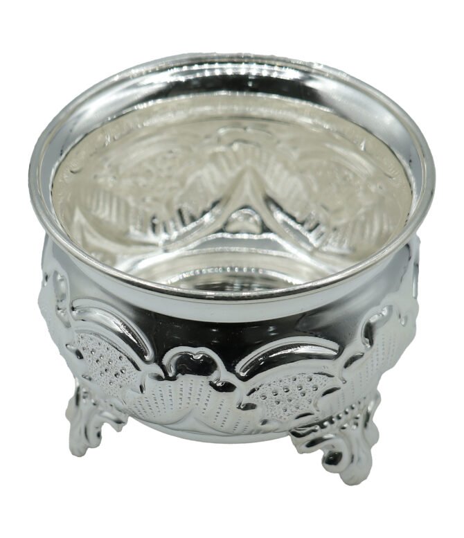 Pure silver prasadam bowl