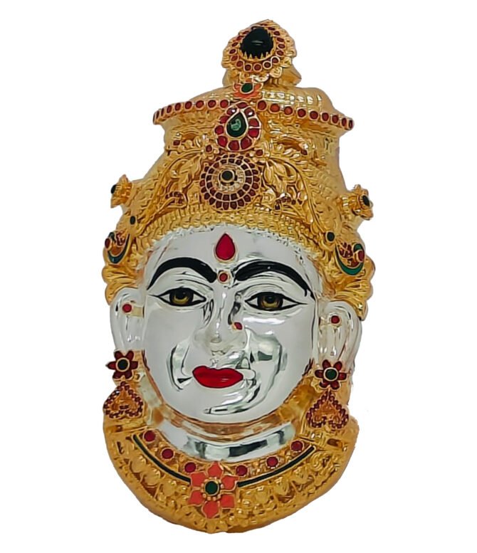 Silver Lakshmi Face