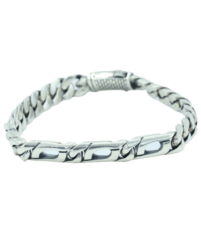 mens curb bracelet