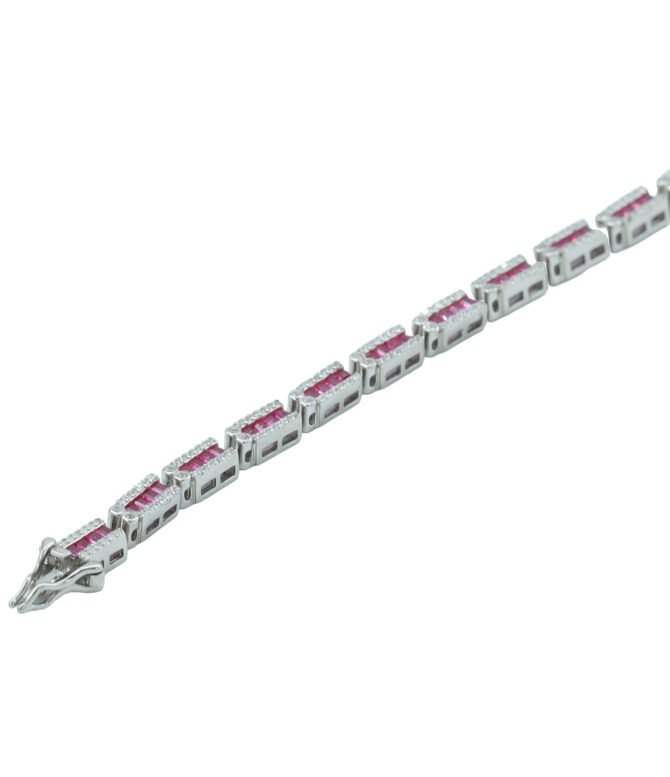 ruby tennis bracelet