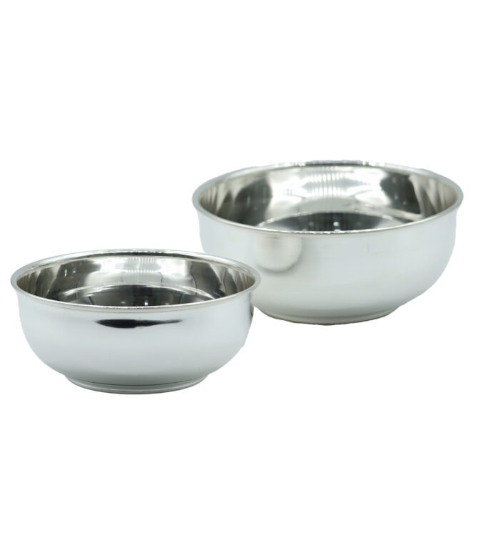 silver bowl