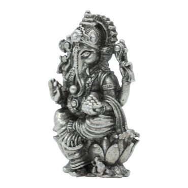 silver ganesha idol