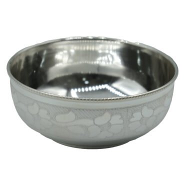 silver prasadam bowl