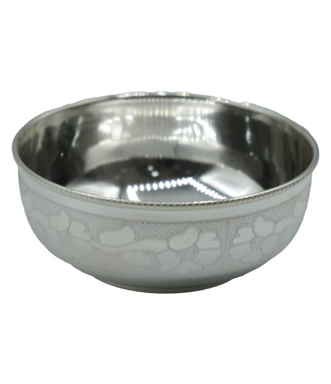 silver prasadam bowl